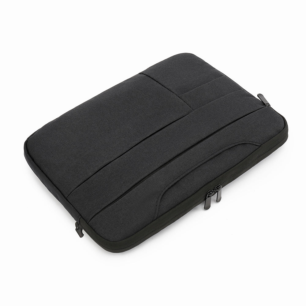 XINGTU Series 13.3 Inch Laptop Handbag Oxford Cloth+Polyester Notebook Storage Sleeve with Shoulder Strap - Grey