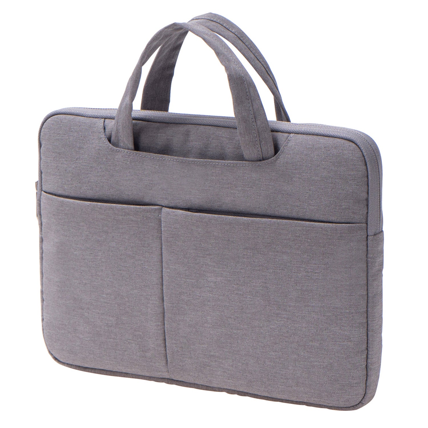 13-inch Laptop Protective Handbag Soft Lining Scratch Resistant Notebook Carrying Bag - Grey