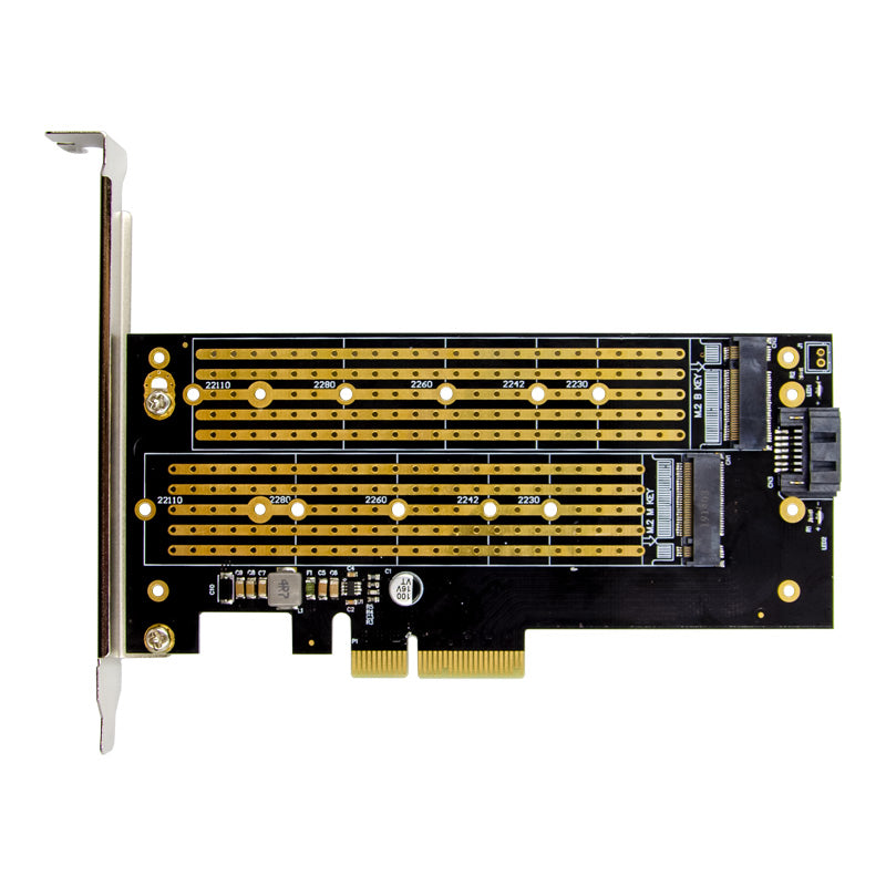 PCI-E 3.0 X4 to M.2 NVME SSD Adapter Card Solid State Drive Adapter Expansion Card 22110