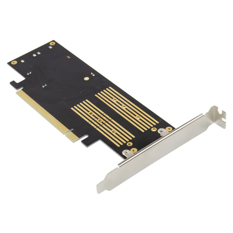 PCI-E 3.0 X16 to NGFF M.2 NVMe AHCI SSD Adapter Card for M Key B Key mSATA Solid State Drive