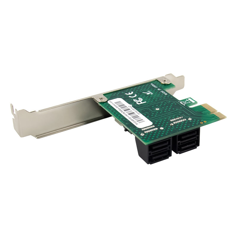 PCI-E 2.0 to SATA 6G Adapter PCI Express ASM1061 4-Port HDD Converter Card Built-In Boot Mode