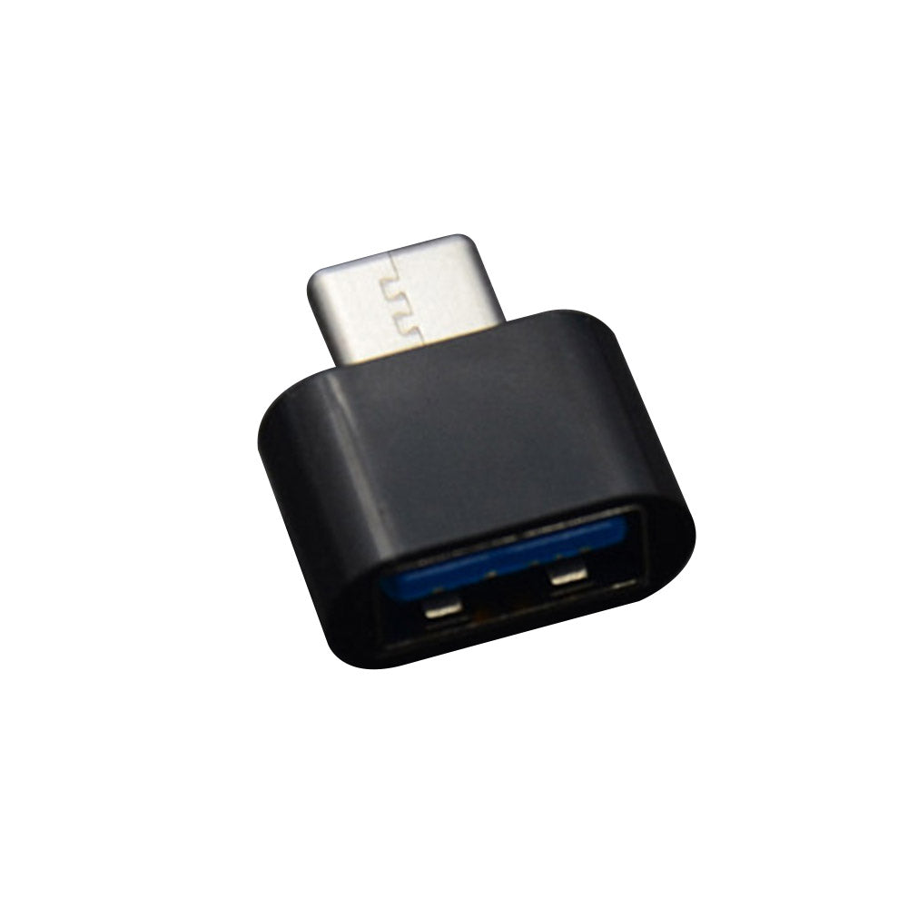 Portable Micro USB to USB-A OTG Adapter Mini Converter for Android Phone Tablet - Black