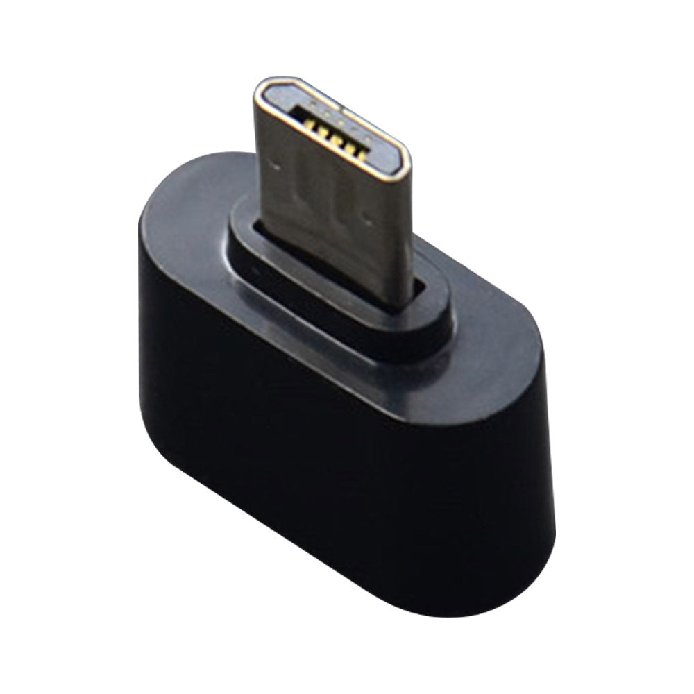 Portable Micro USB to USB-A OTG Adapter Mini Converter for Android Phone Tablet - Black