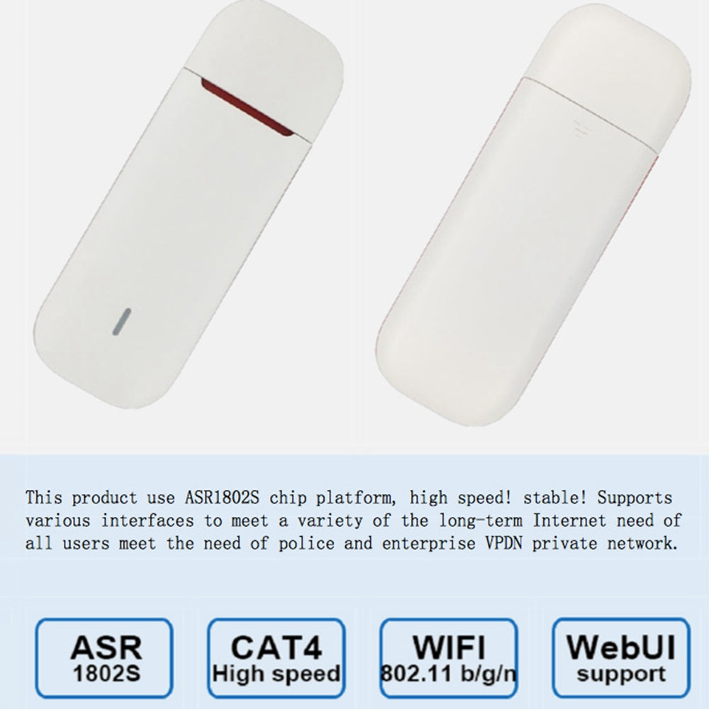 H760-9 Portable 4G LTE USB Modem WiFi Dongle 300Mbps Mini Mobile WiFi Hotspot Router