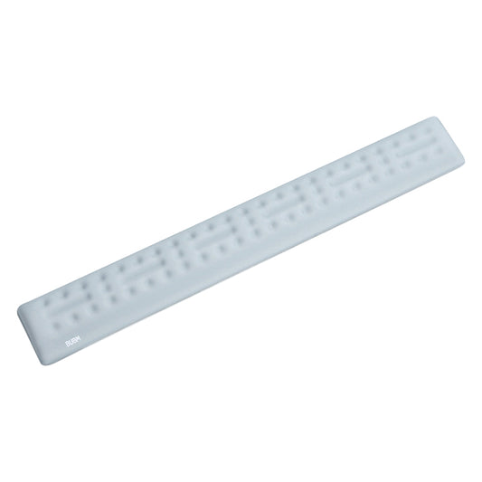 Bubm MHST Keyboard Wrist Rest Pad Memory Foam Ergonomic Design Computer Mouse Wrist Cushion Support for Working and Gaming, Size: L - Grey