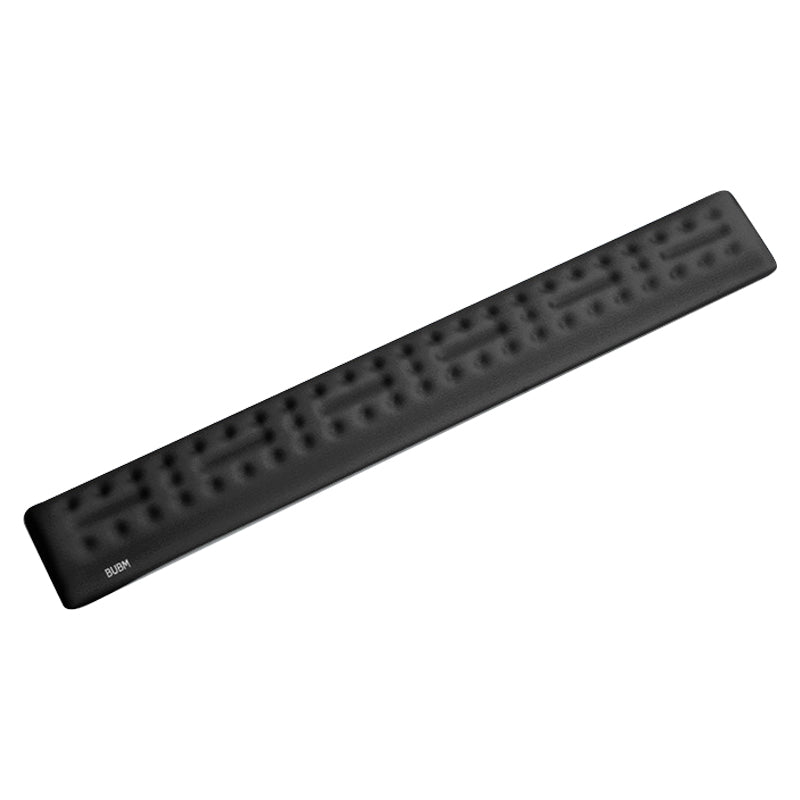 Bubm MHST Keyboard Wrist Rest Pad Memory Foam Ergonomic Design Computer Mouse Wrist Cushion Support for Working and Gaming, Size: L - Black