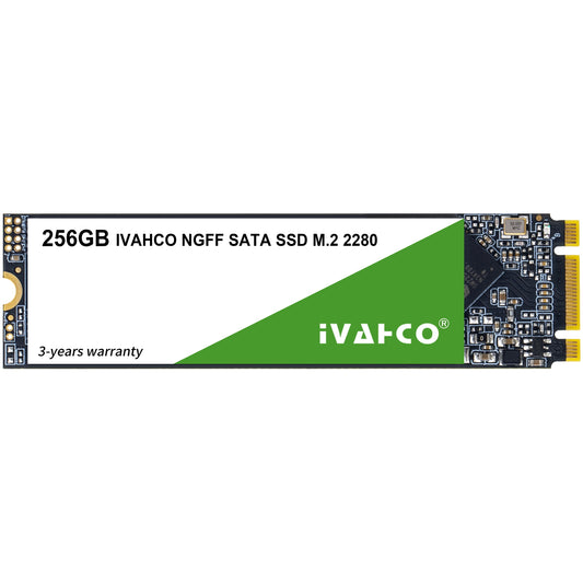 Uniqkart 256GB NGFF SATA SSD M.2 2280 Internal Solid State Drive Hard Disk for Desktop Laptop Computer