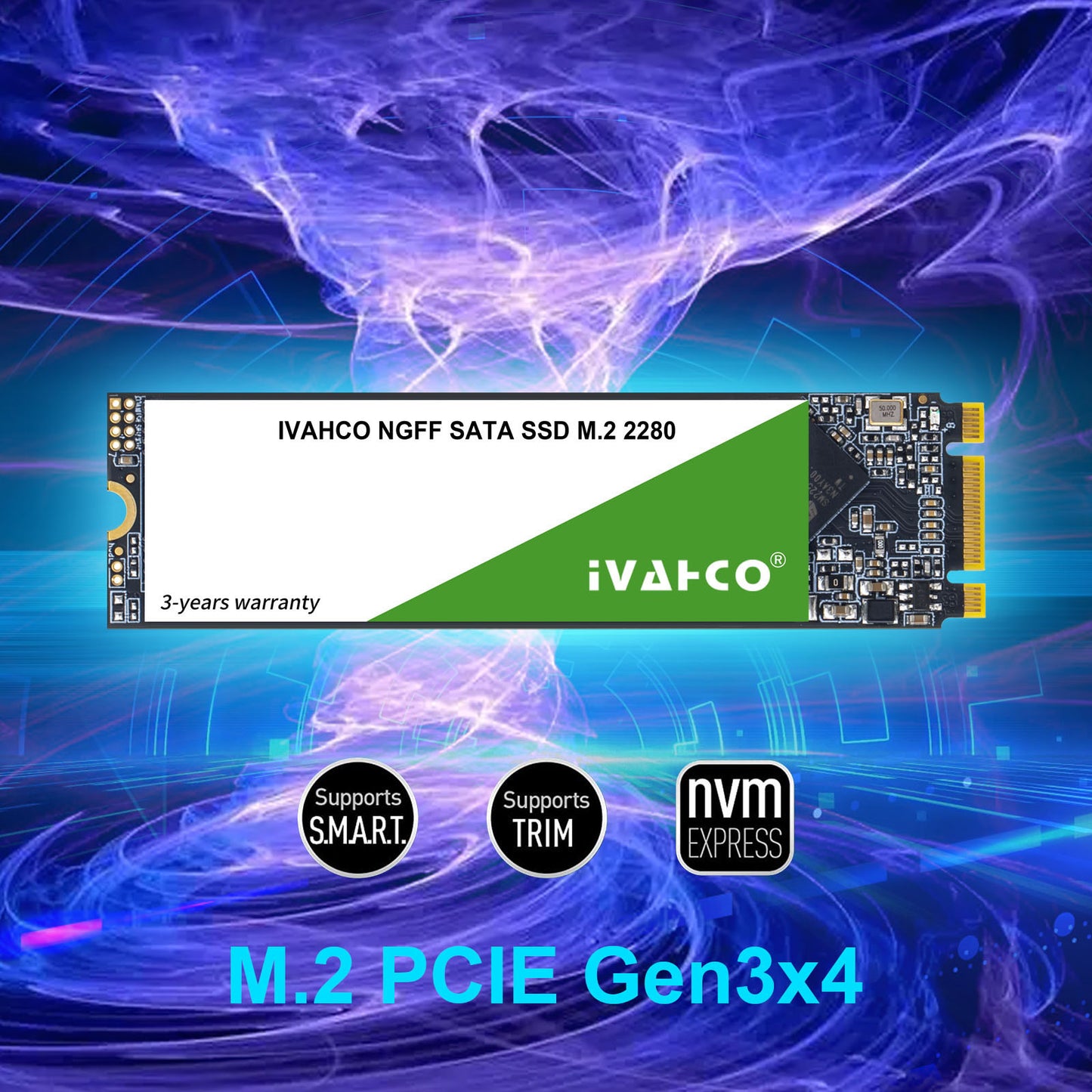 Uniqkart 256GB NGFF SATA SSD M.2 2280 Internal Solid State Drive Hard Disk for Desktop Laptop Computer