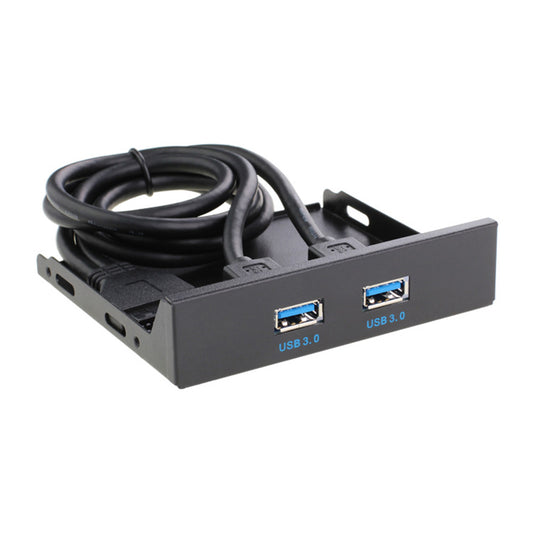 3.5 Inch 2-port USB3.0 Front Panel Expansion Board 5GPps Adapter Cable for Computer Case