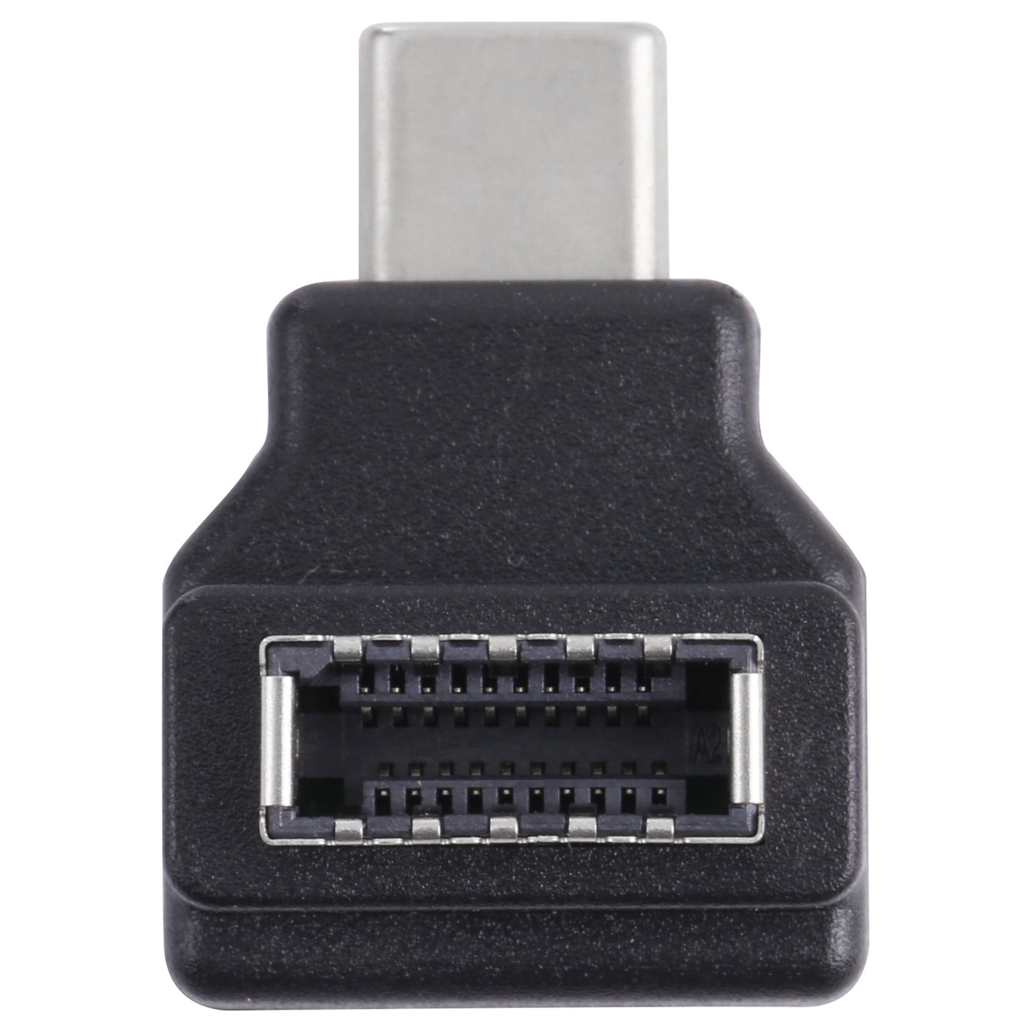 Type E Female to Type-C Male Converter 90 Degree Elbow Extension Adapter for PC Motherboard