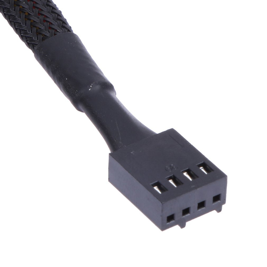 Desktop Computer CPU Chassis Fan 4-Pin PWM 1 to 5 Hub Adapter 3-Pin/4-Pin Cooling Fan Connector