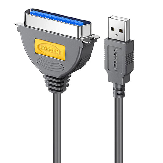 Uniqkart 1m USB to DB36 IEEE1284 Converter Plug and Play Centronics Parallel Printer Cable Adapter