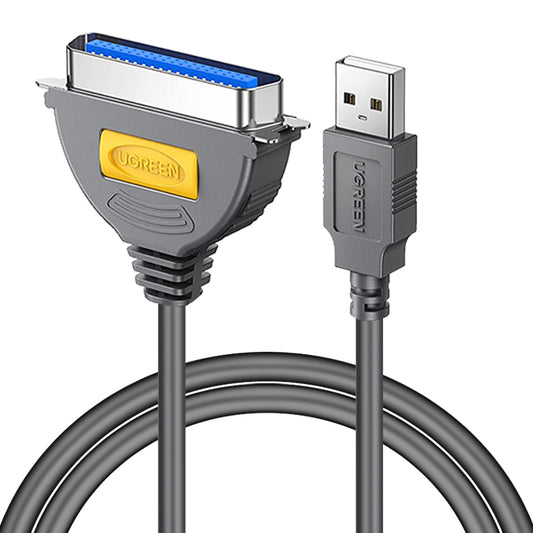Uniqkart 2m USB to DB36 IEEE1284 Centronics Parallel Printer Cable Adapter