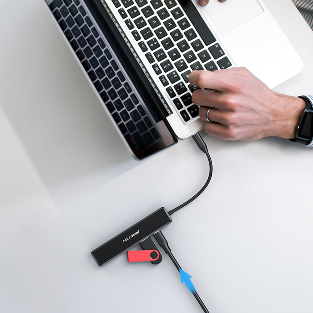 Uniqkart CM069 6 in 1 Type C to USB 2.0 HDMI Hub Dock  USB-C Type A 3.0 Splitter TF/SD Card Reader Support PD 60W Charging