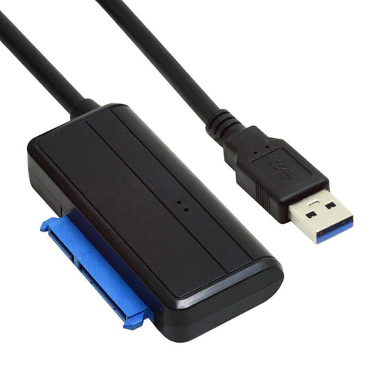 U3-027-RI 0.3m USB 3.0 to Angled SATA 22 Pin Adapter Cable for 2.5&quot; 3.5&quot; Hard Disk Drive SSD for Desktop Laptop (No Power Supply)