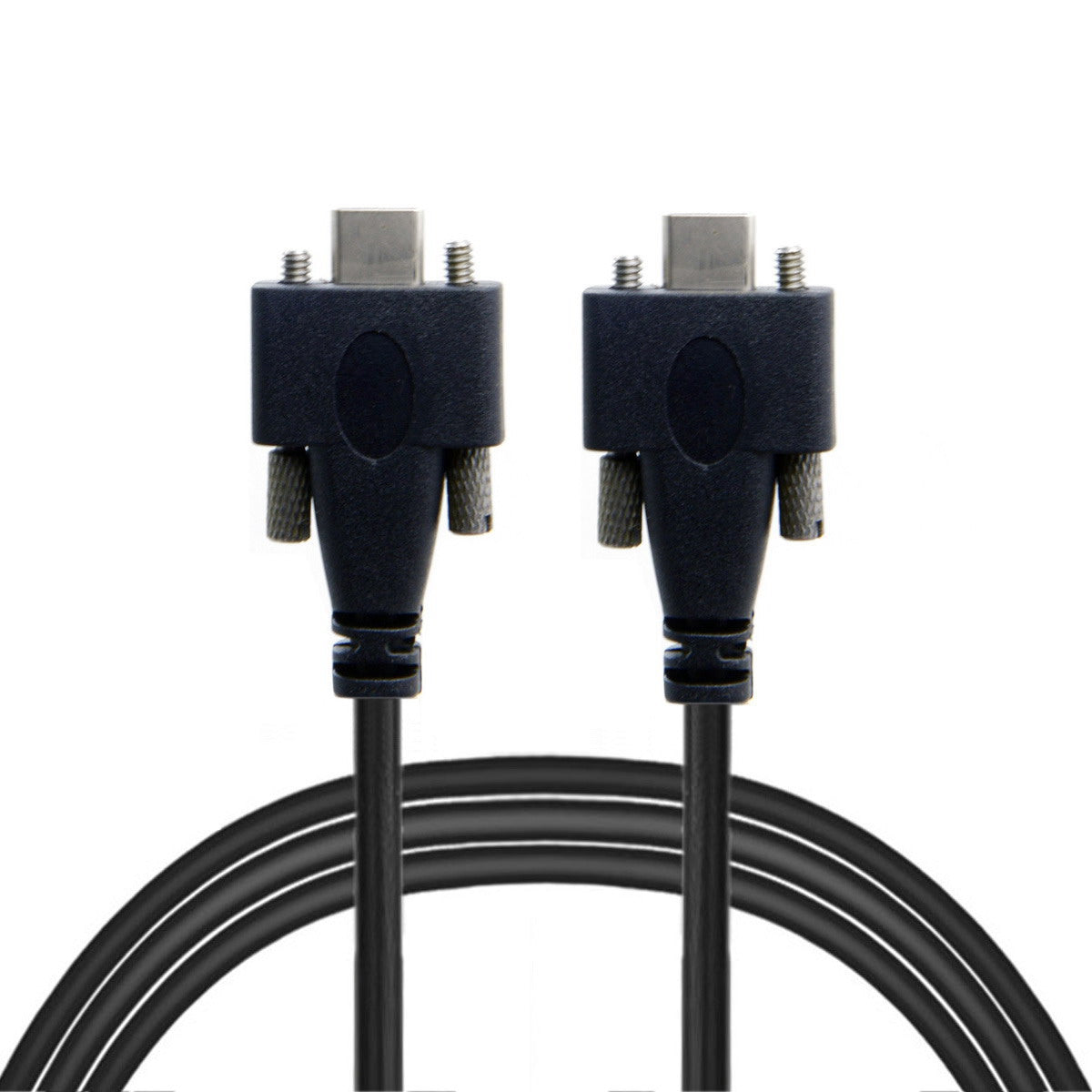 UC-046-2M 2m USB 3.1 Type-C Dual Screw Locking to Locking USB-C 10Gbps Data Cable (M2 Screw)