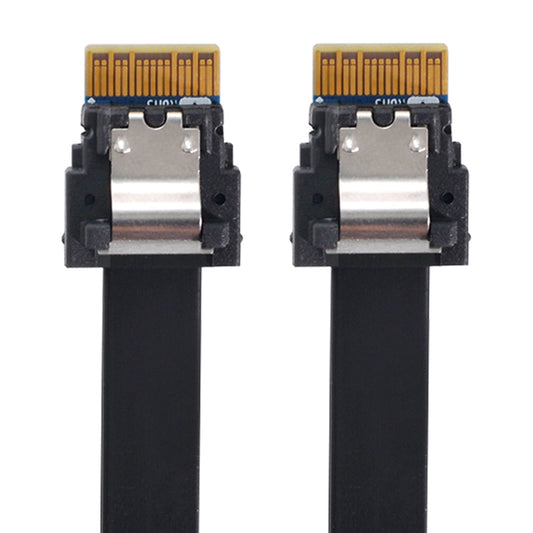 SF-100-0.4M PCI-E Slim Line SAS 4.0 SFF-8654 4i 38-pin Host to SFF-8654 Slim SAS Target Cable