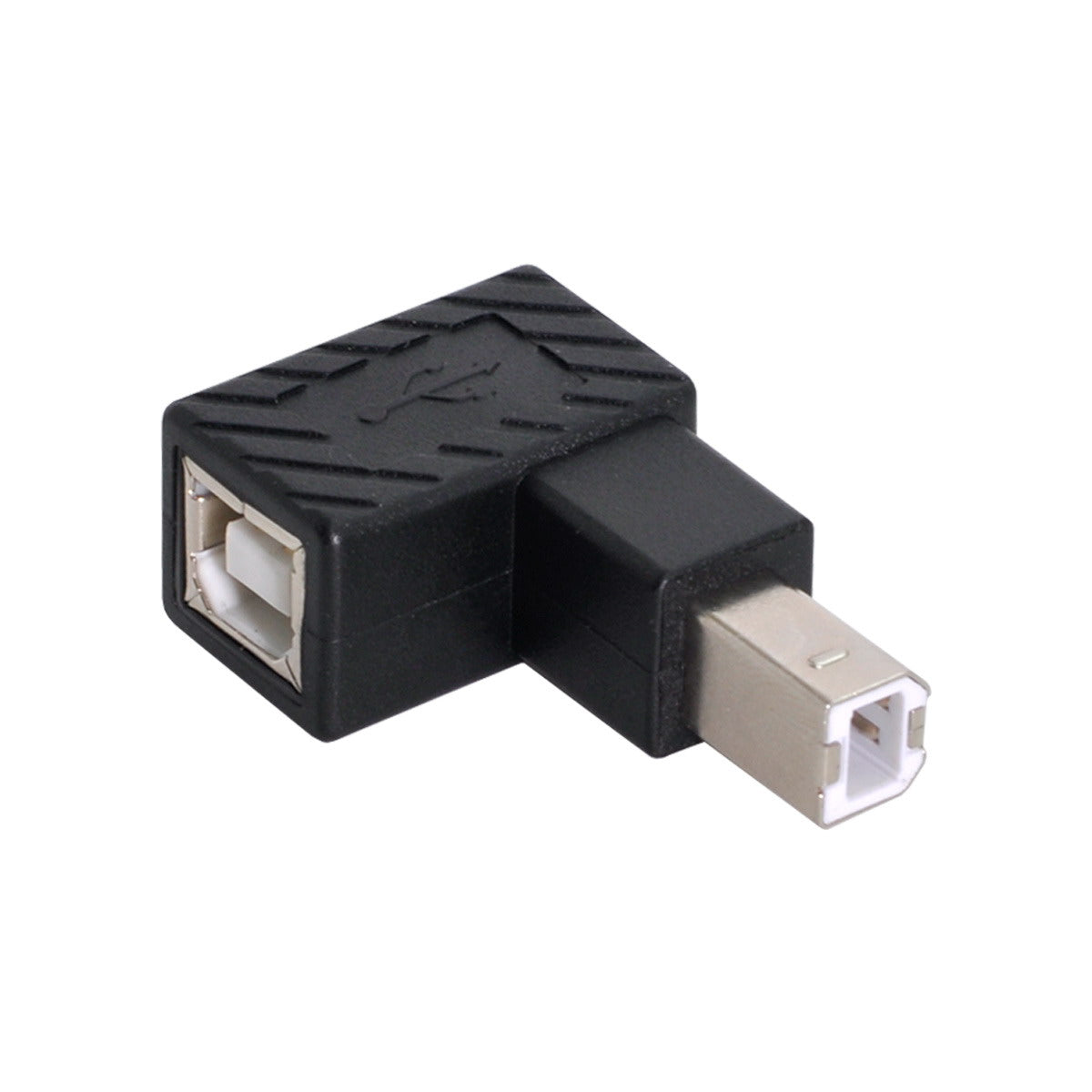 U2-038 4Pcs/Set USB 2.0 B-Type Male to Female 90 Degrees Elbow Adapter Converter