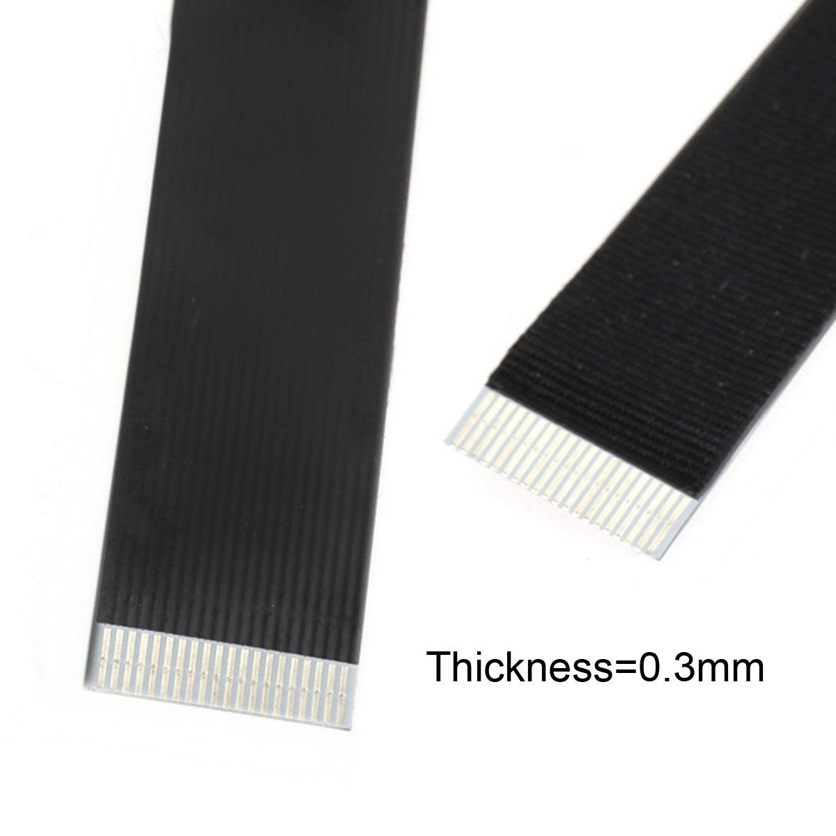 U2-031-DN-0.2M CN-011-MA/CN-011-DN/CN-019-0.2M Down Angled USB 2.0 Type-A to Type-A Flat Data Cable Male to Male 90 Degree FPC Cable for FPV/Disk/Scanner/Printer