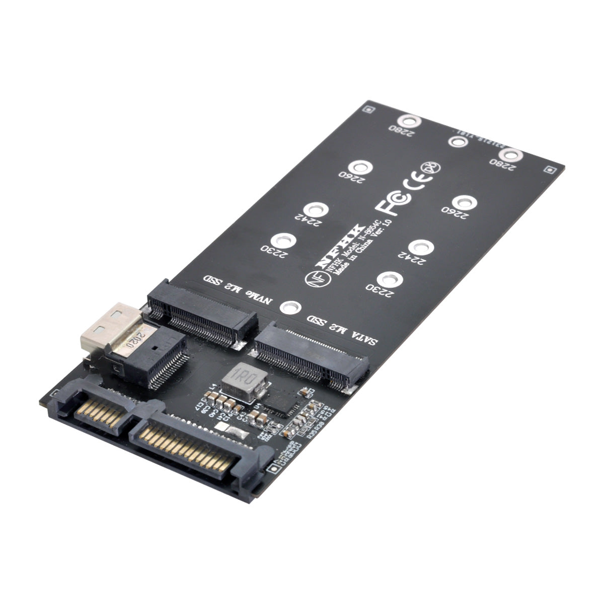 SF-016 SATA Adapter SFF-8654 to U2 Kit NGFF M-Key to Slimline SAS NVME PCIe SSD SATA Adapter for Mainboard