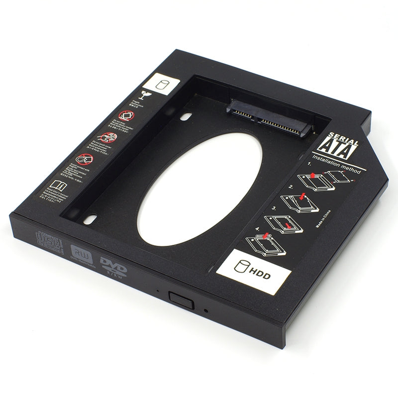 2.5 Inch Laptop SSD Holder Internal Hard Disk Drive Mounting Bracket Holder (Plastic) - 12.7mm