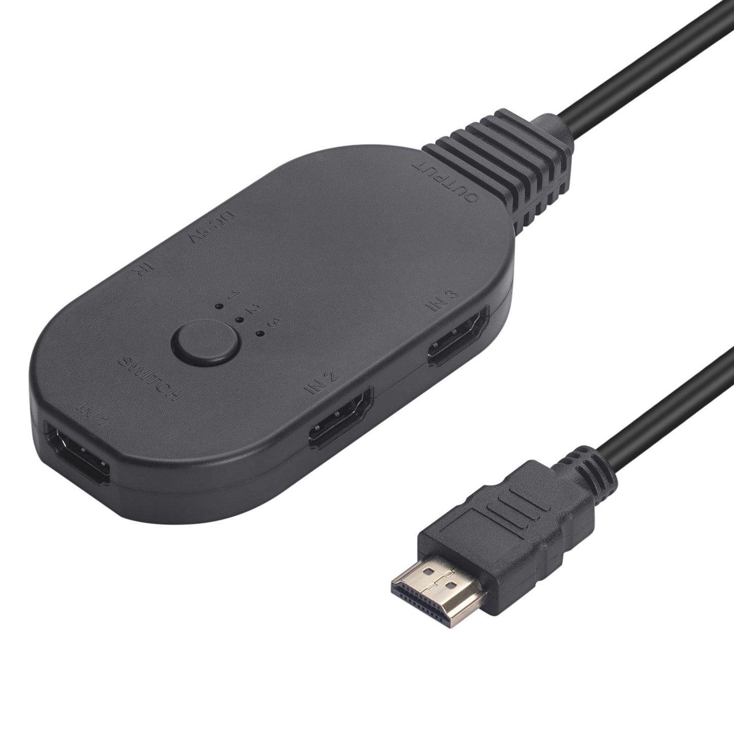 HDMI Switcher HDMI 3 In 1 Out 4K / 60Hz High Definition Video Converter Splitter
