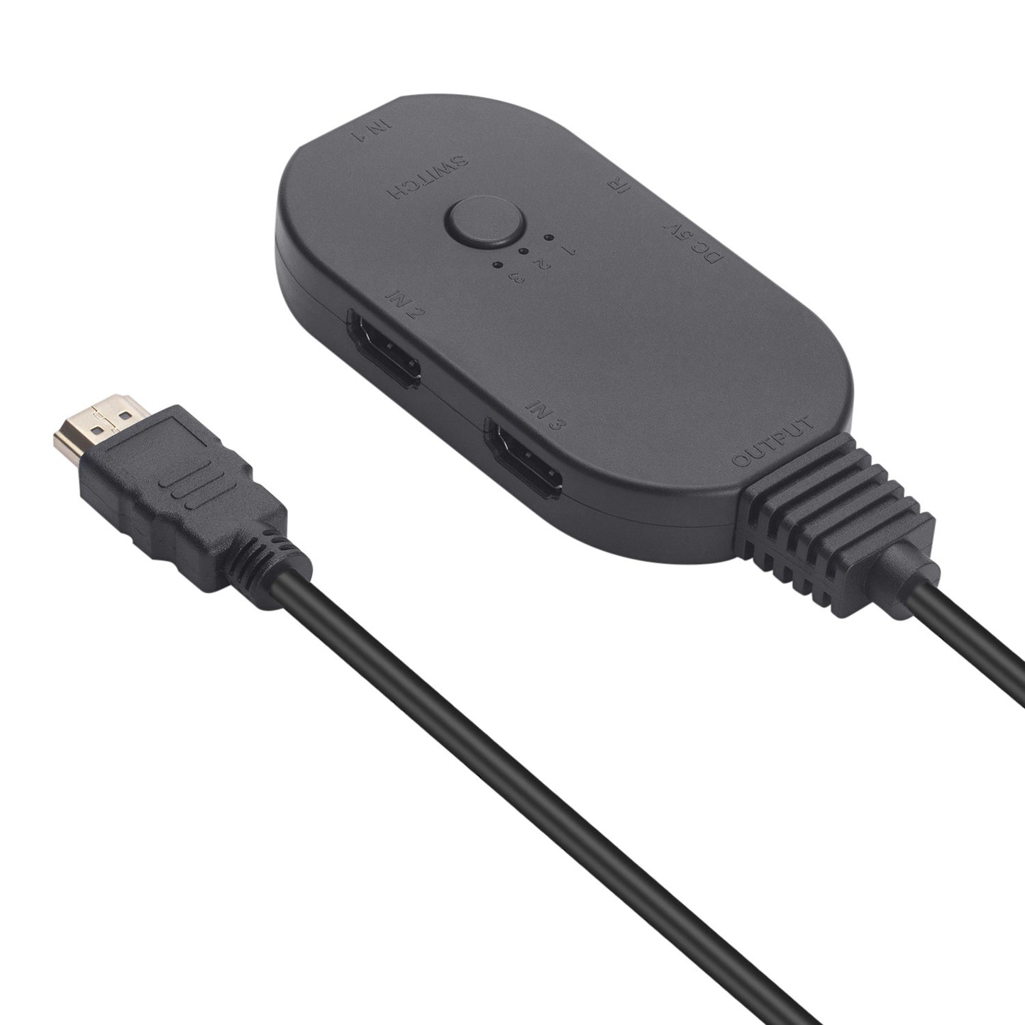 HDMI Switcher HDMI 3 In 1 Out 4K / 60Hz High Definition Video Converter Splitter