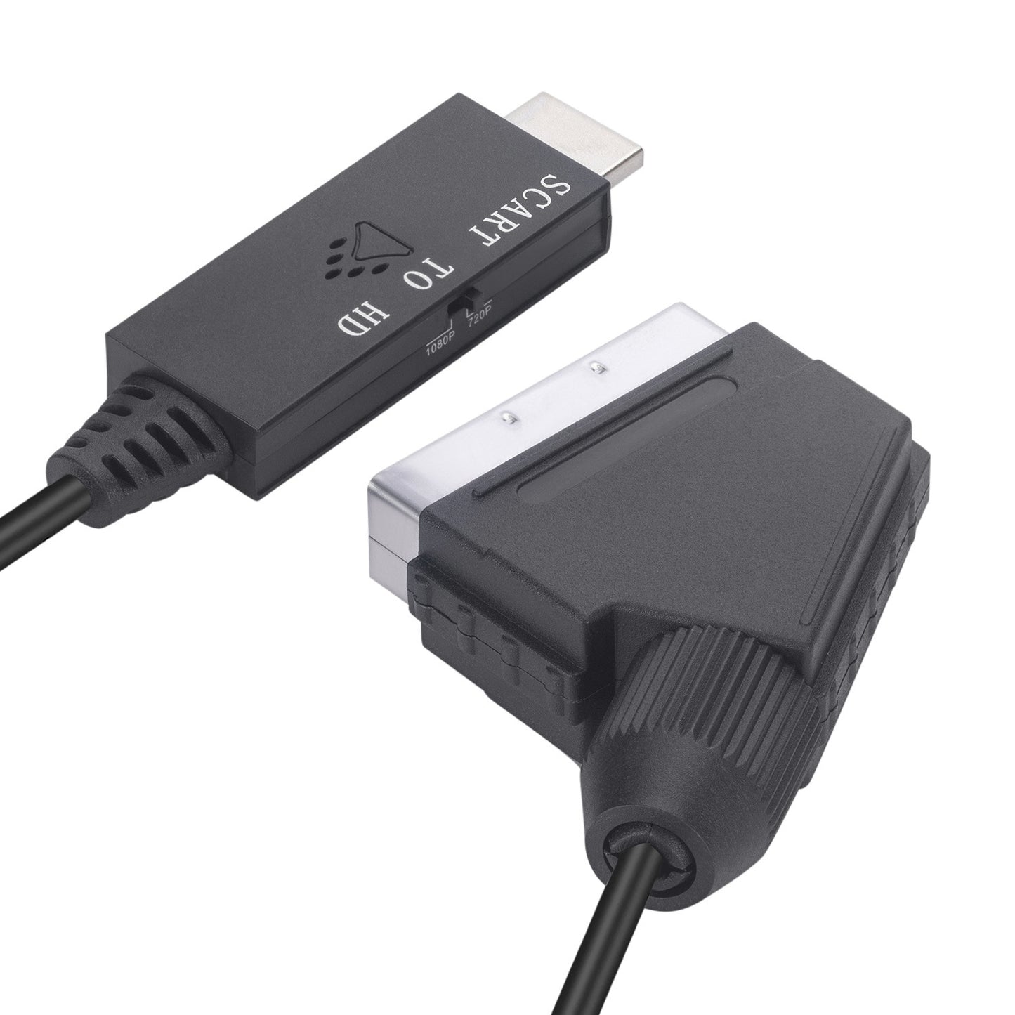 SCART to HDMI Converter SCART in HDMI Out Video Audio Adapter for HDTV DVD