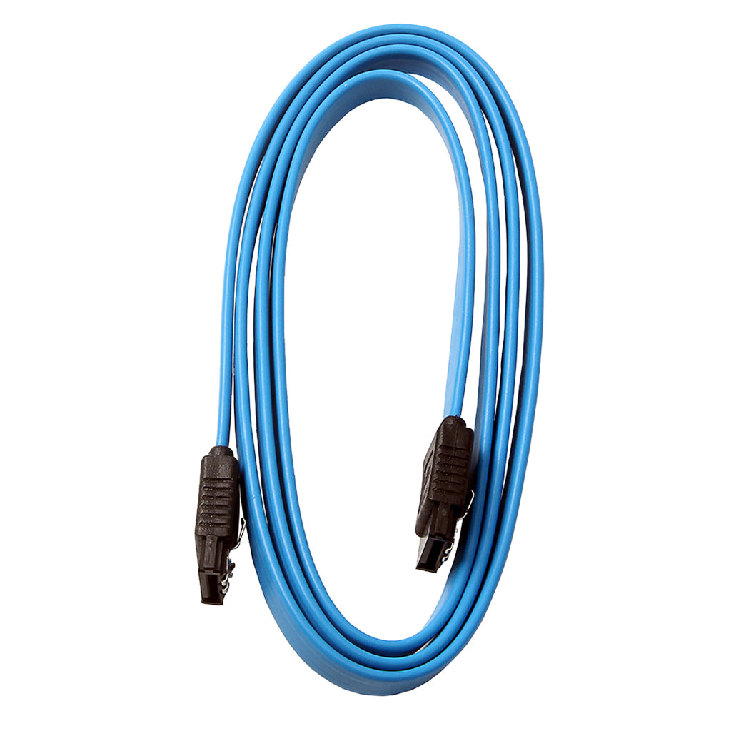 1m Hard Drive Data Cable Dual Straight Connector SATA 3.0 6Gb / s High Speed Data Cable with Locking Latch