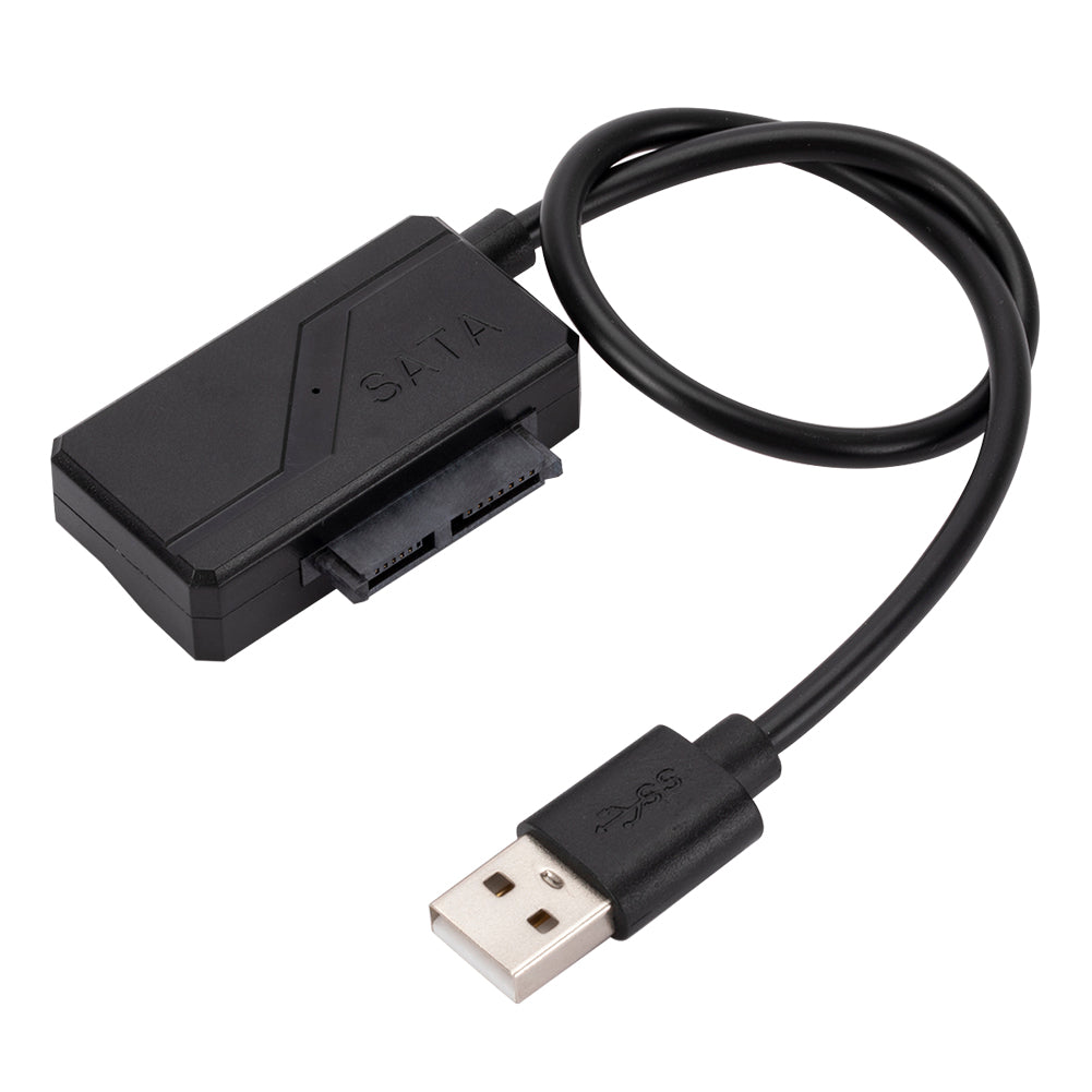 Laptop Optical Drive Conversion Cable USB2.0 to SATA 6+7Pin Slimline Notebook Optical Drive Cable