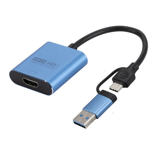 V05B USB to HDMI Converter Cable Sync Screen Cable Type-C to HDMI Adapter Cord (12.5cm Short Cable)