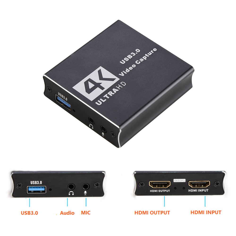 NK-W90 1080P HD Video Recorder 4K HDMI to USB 3.0 Video Capture Card Game Live Streaming Capture Card Collector