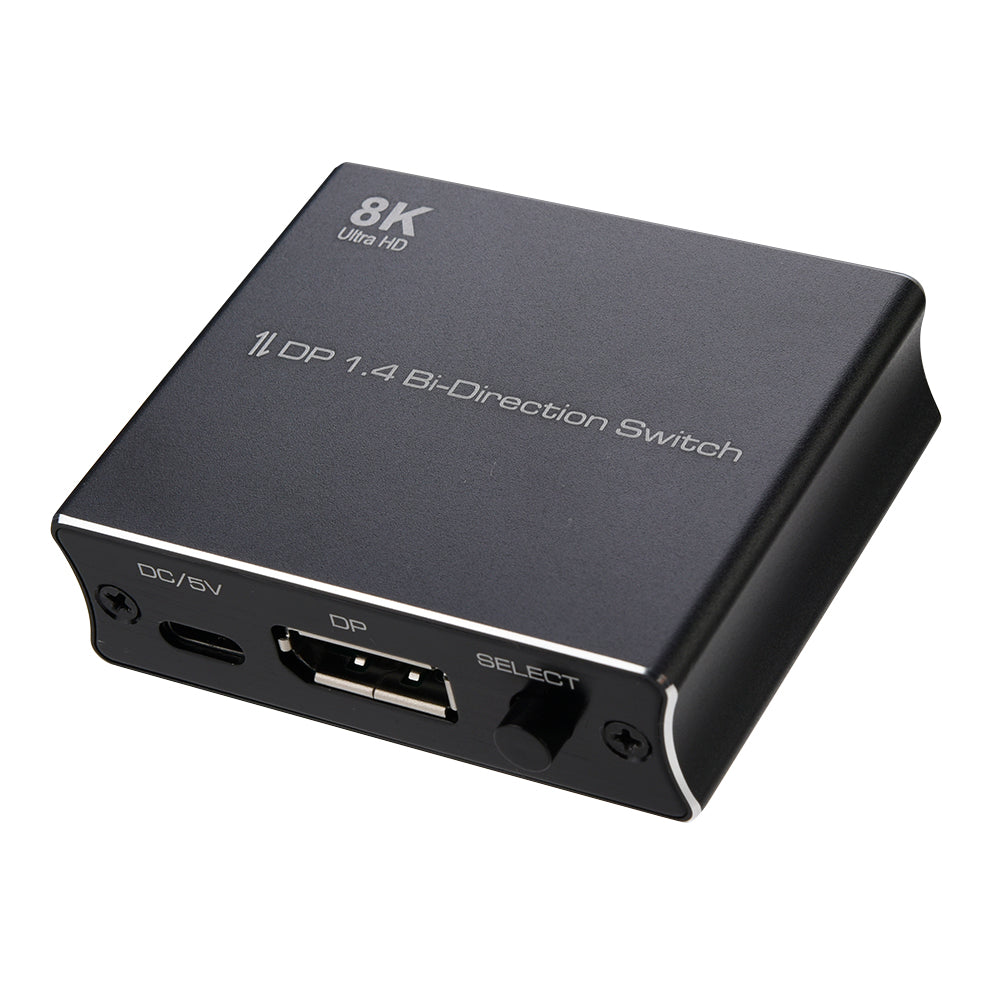 NK-P80 8K / 30HZ HD DP Bi-Direction Switcher Adapter 2 in 1 out 1 in 2 out Computer Screen HD Splitter