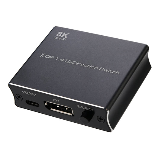 NK-P80 8K / 30HZ HD DP Bi-Direction Switcher Adapter 2 in 1 out 1 in 2 out Computer Screen HD Splitter
