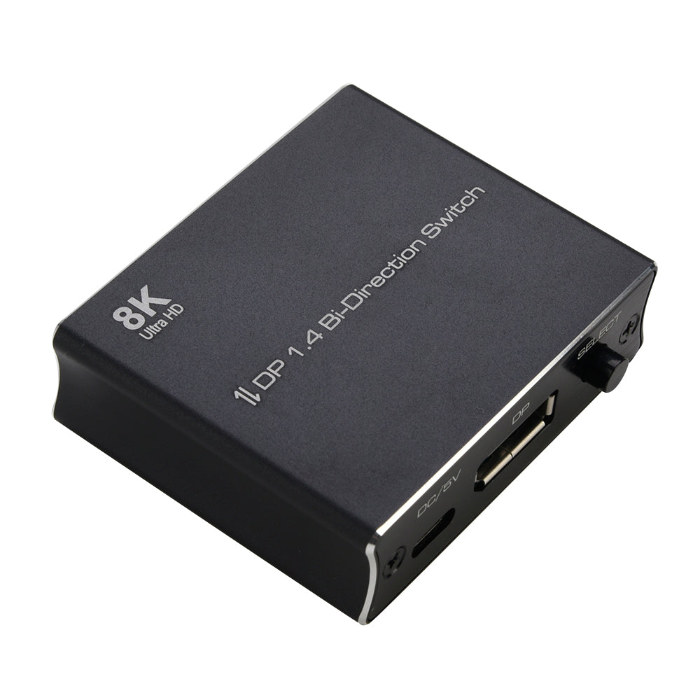 NK-P80 8K / 30HZ HD DP Bi-Direction Switcher Adapter 2 in 1 out 1 in 2 out Computer Screen HD Splitter