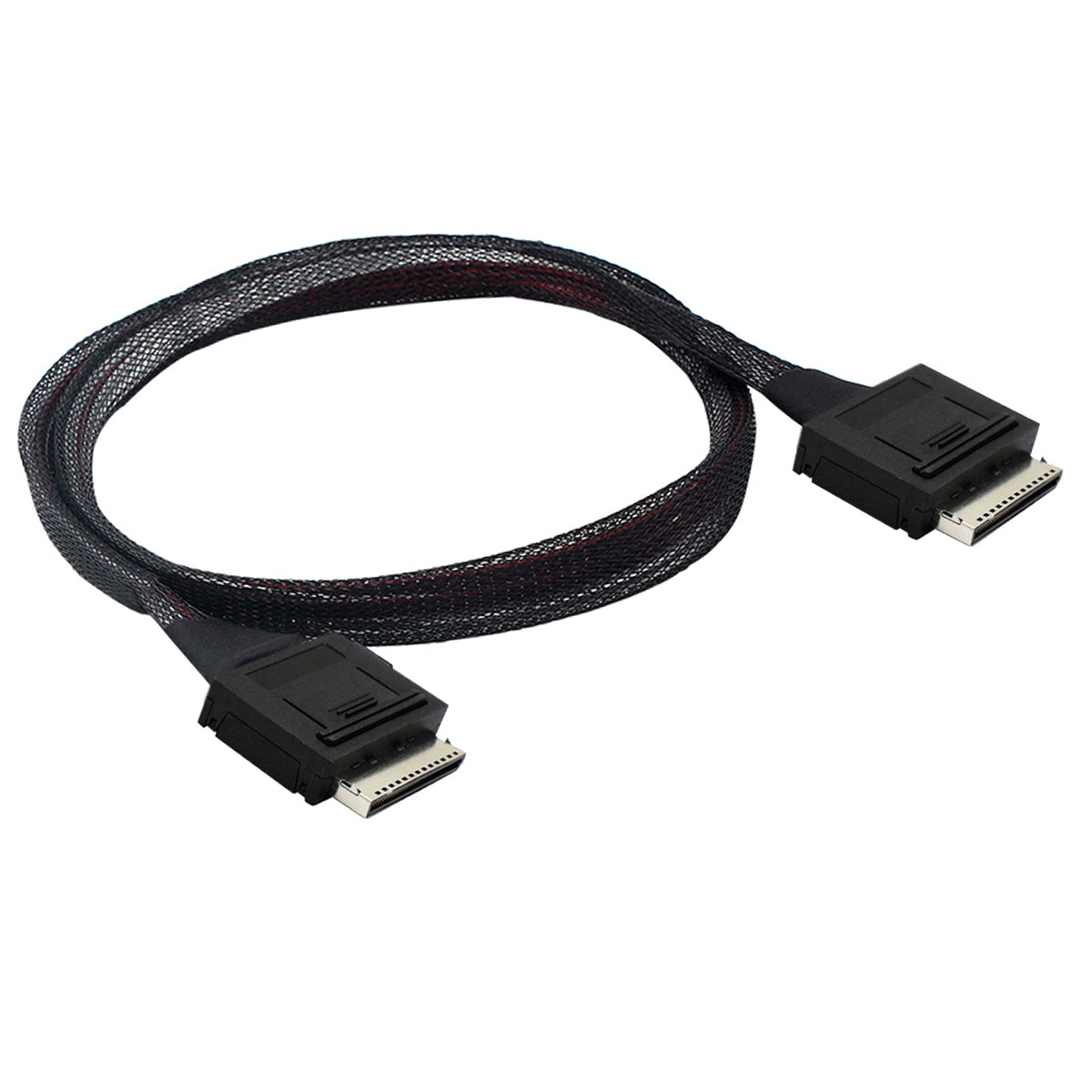 SF-049-0.5M 50cm OCuLink PCIe PCI-Express SFF-8611 8x 8-Lane to OCuLink SFF-8611 8x SSD Data Active Cable