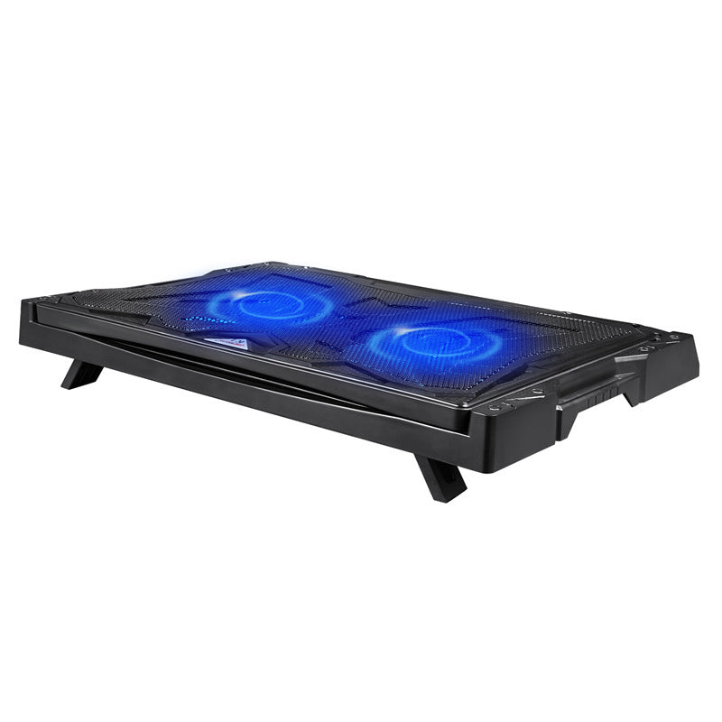 JM K1 Laptop Cooler Folding Notebook Cooling Fan with 2 USB Port, Height &amp; Wind Speed Adjustable Cooling Pad