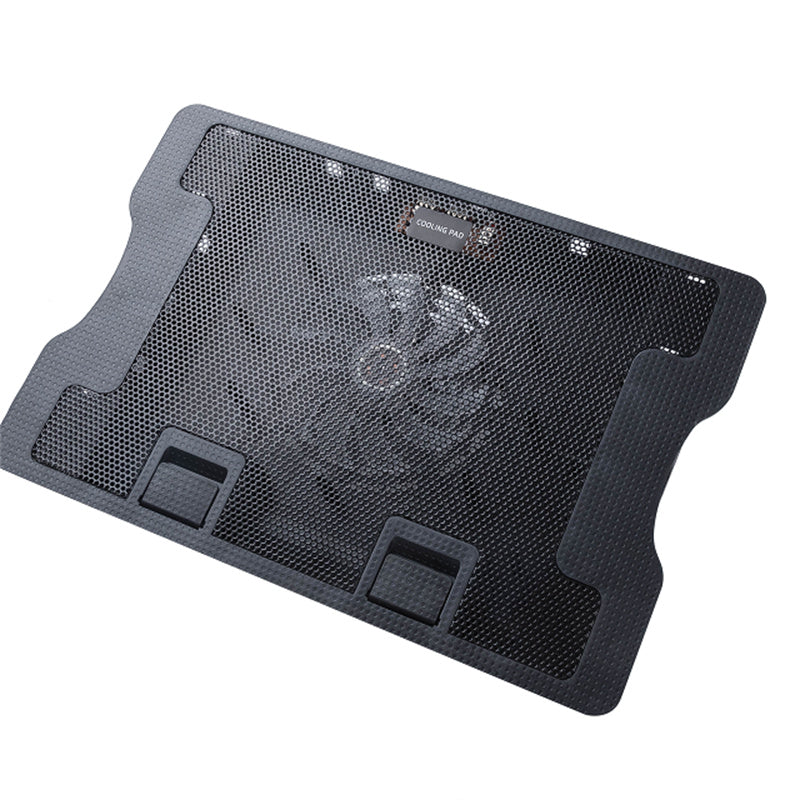 N88 Laptop Cooling Stand Desktop Height Adjustable Notebook Fan Cooler with LED Light