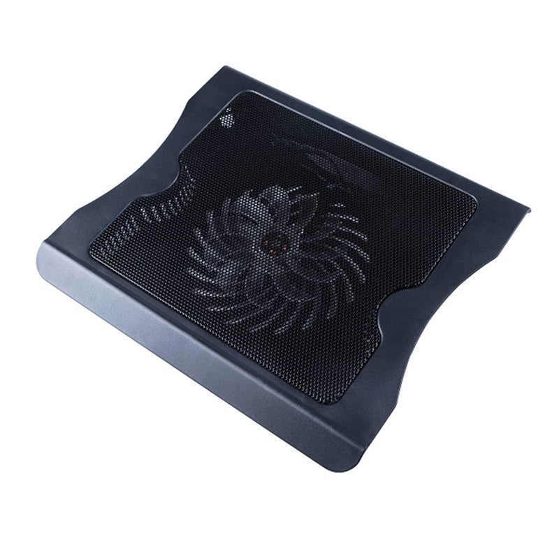 Desktop Notebook Router Heat Dissipation Base LED Light Fan Cooler Stand Laptop Cooling Pad