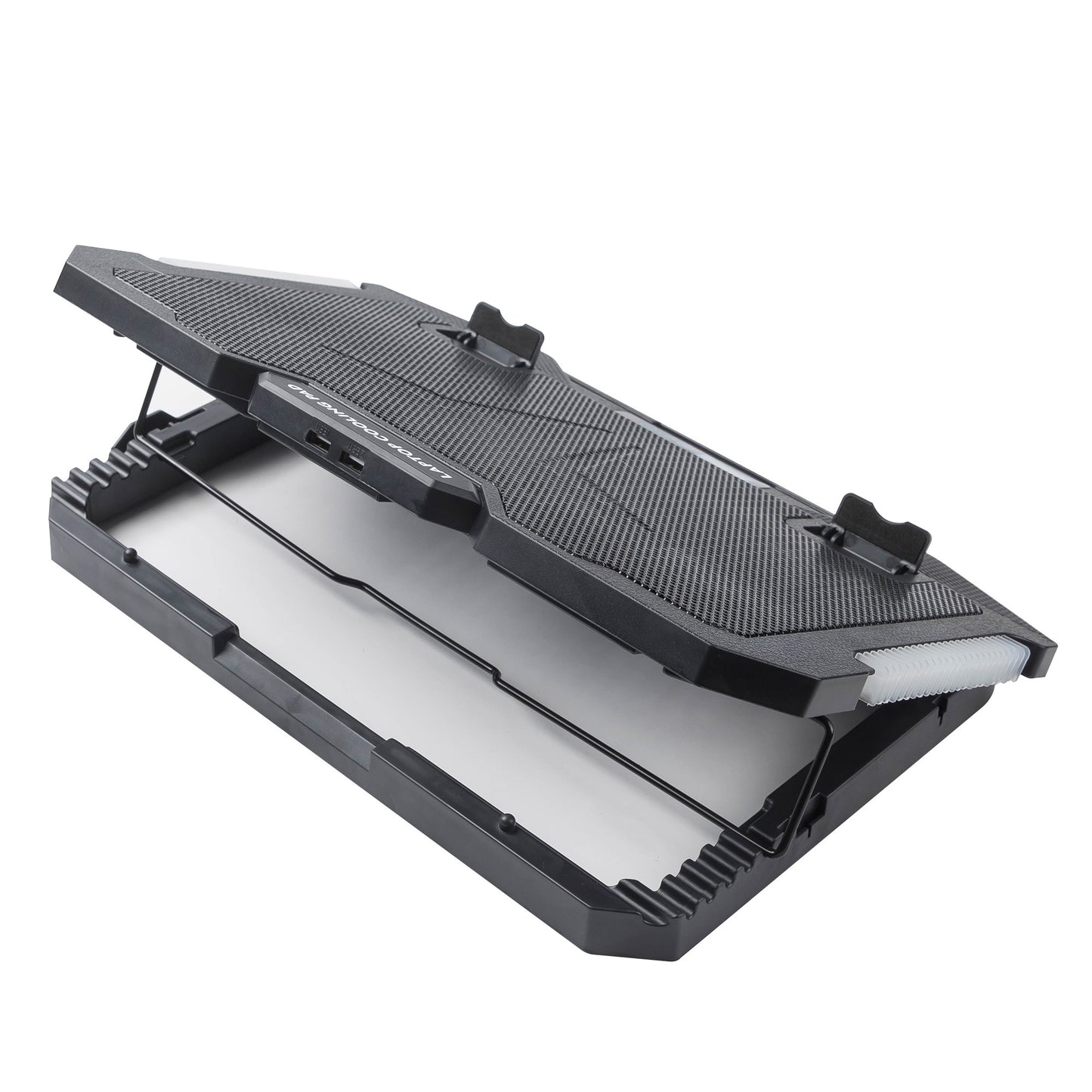 S500 Height Adjustable Laptop Cooling Base 5-Fan Radiator Notebook Cooler Stand with Phone Holder Design