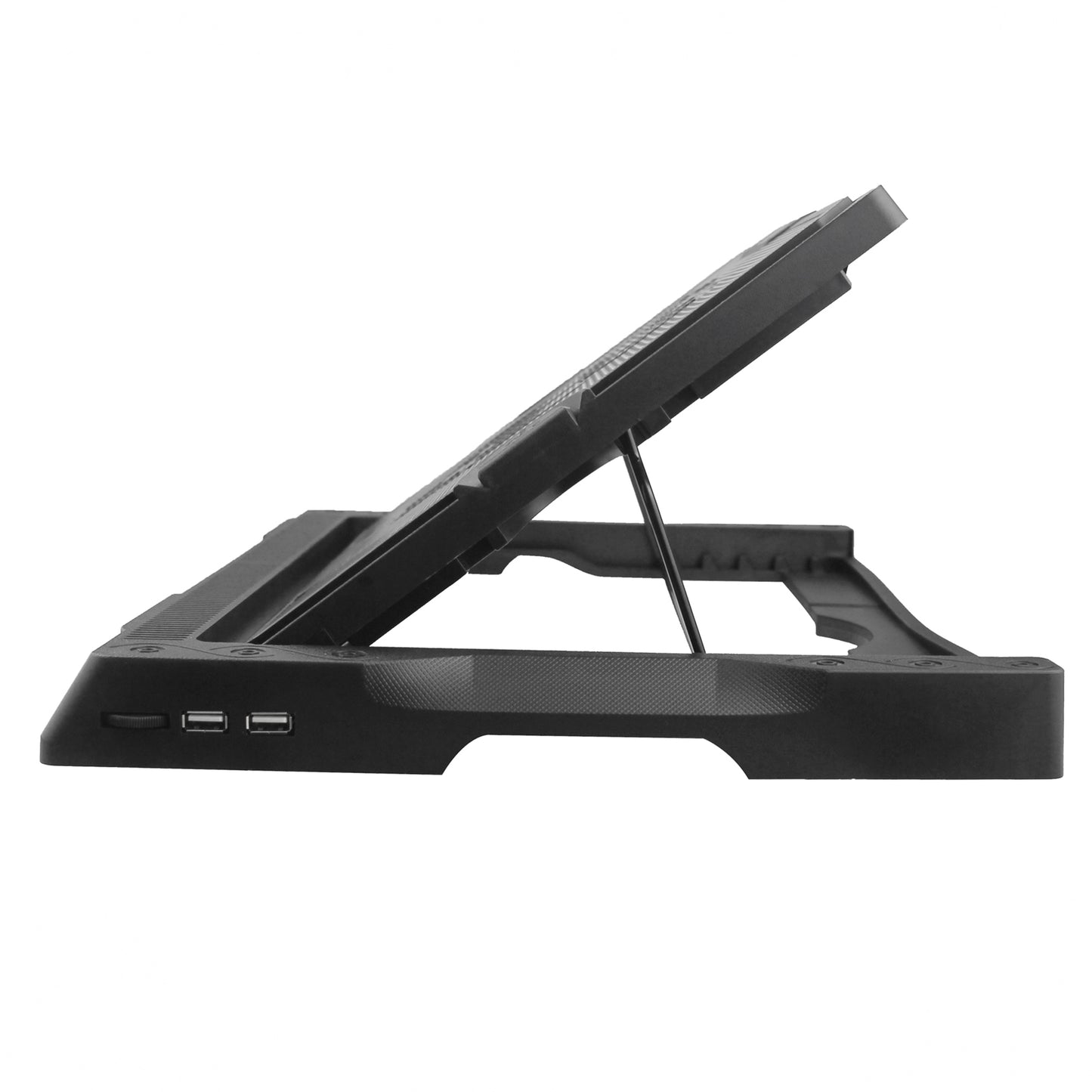 S300 3-Fan Laptop Cooling Stand Desktop Adjustable Wind Speed Notebook Fan Cooler - Blue Light