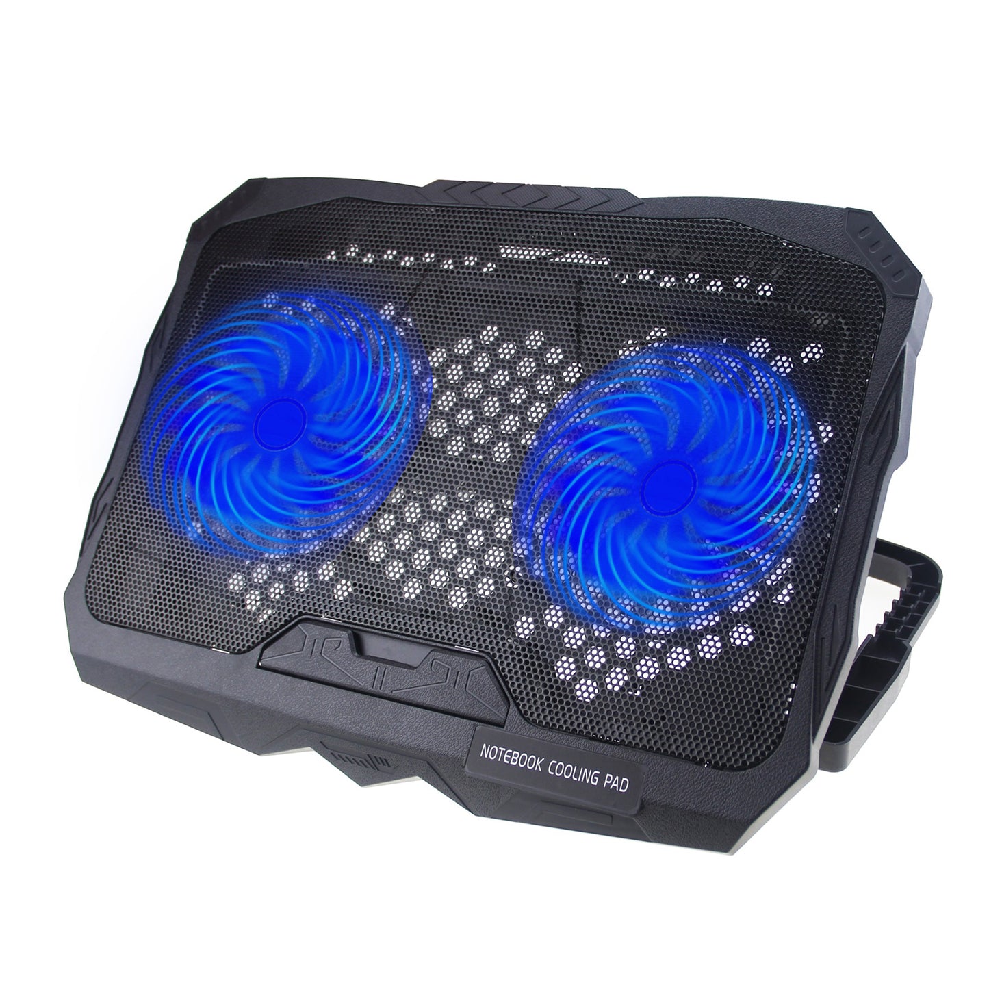 X2 Dual Fan Height Adjustable Mute Notebook Cooler Stand Desktop Laptop Cooling Pad