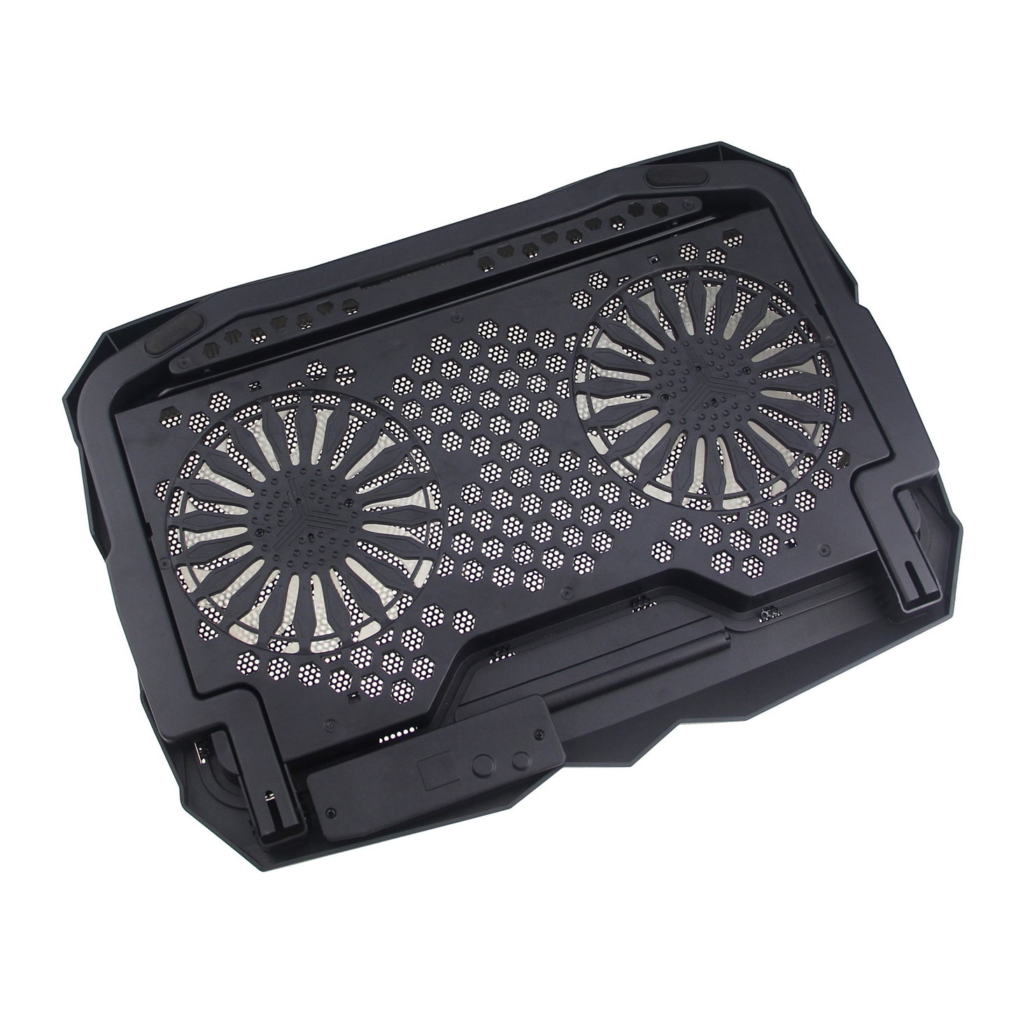 X2 Dual Fan Height Adjustable Mute Notebook Cooler Stand Desktop Laptop Cooling Pad