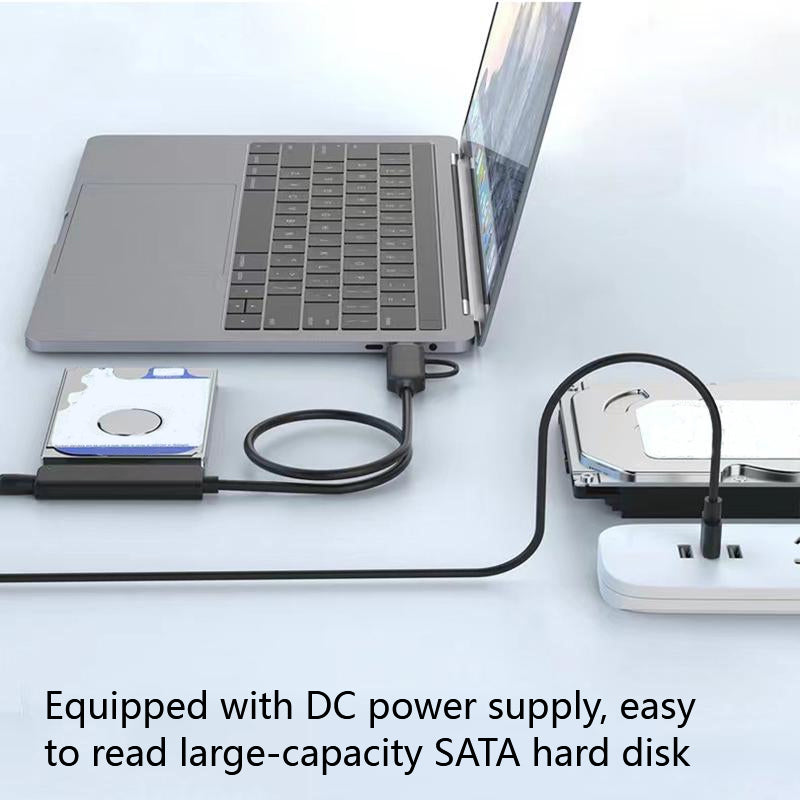 USB3.0 / Type-C to SATA Converter 22Pin Hard Disk Connection Cable for Computer 2.5 inch Hard Disk HDD, SSD Easy Drive Cable