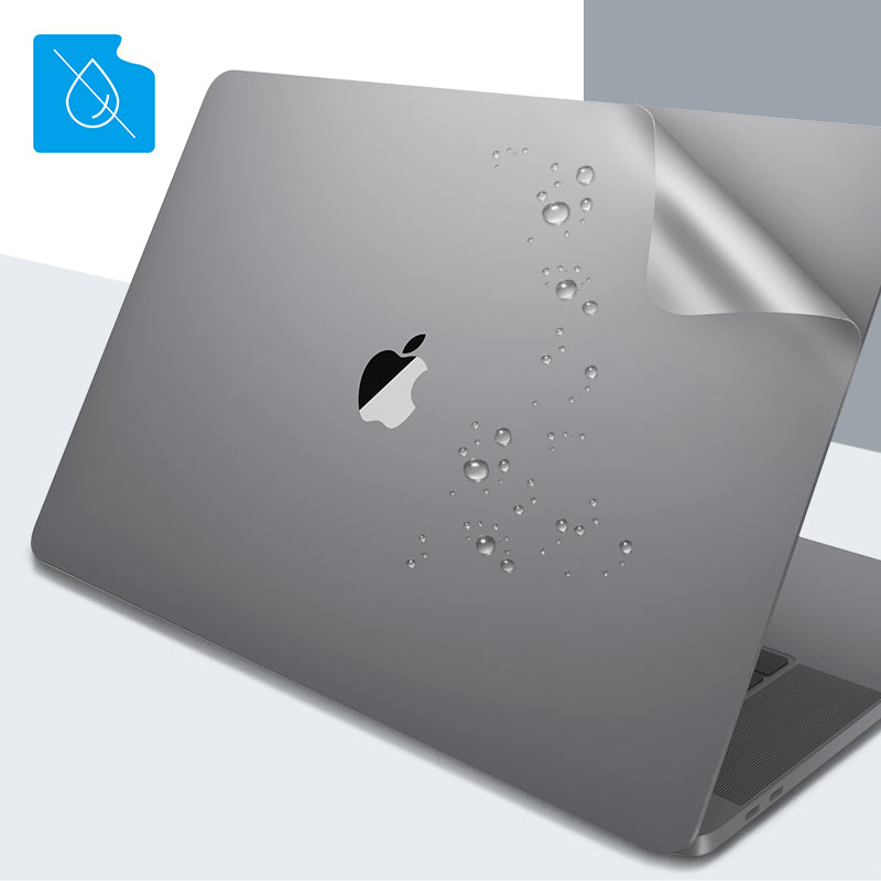 ZGA 5Pcs / Set For MacBook Pro 16 inch (2021) / (2023) A2780 / A2485 Self-adhesive Sticker Paper Cover Film for Laptop Shell / Touchpad / Bottom - Grey