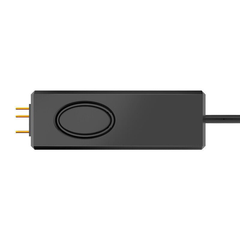 5V 3Pin ARGB Controller Connector SATA Power Supply Remote Control for Chassis Fan Lighting Water Cooler - Black