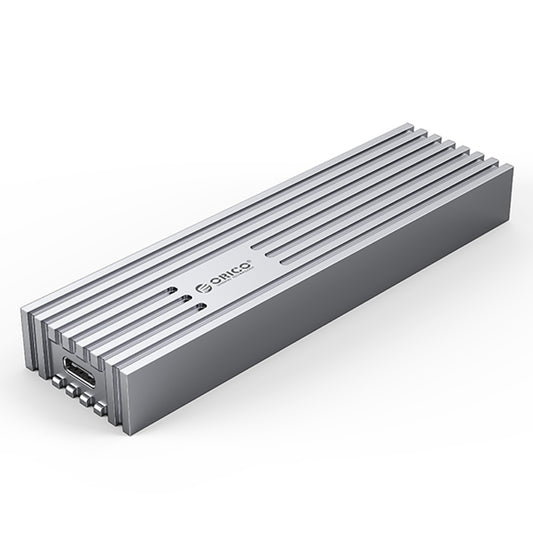 Uniqkart-FV35C3-G2 Aluminum Alloy M.2 NVMe SSD Case 10Gbps High Speed PC Laptop External Hard Drive Enclosure Case - Silver