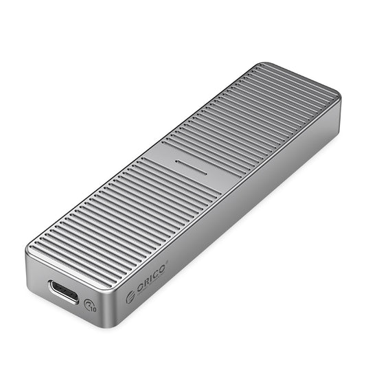 Uniqkart-M222C3-G2 M.2 NVMe SSD Case Aluminum Alloy 10Gbps High Speed Hard Drive Enclosure Case - Grey