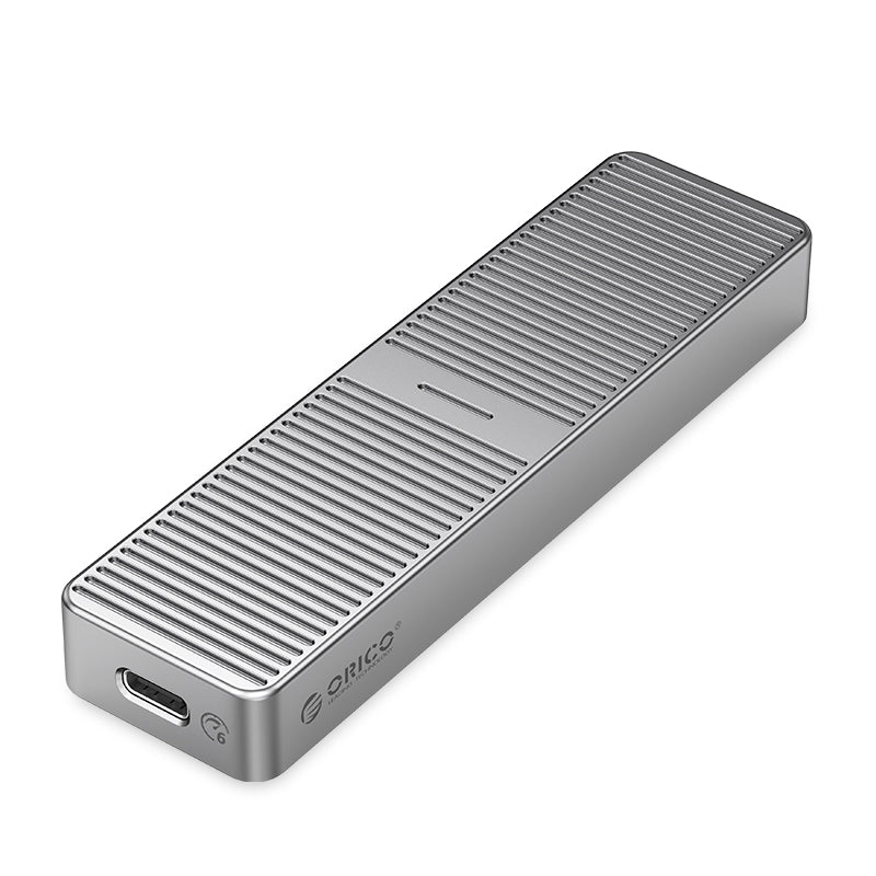Uniqkart-M221C3 6Gbps M.2 NGFF SSD Case Aluminum Alloy Hard Drive Enclosure PC Laptop External Hard Disk Case - Grey
