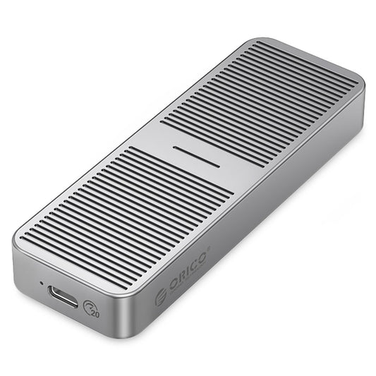 Uniqkart M223C3-G4 20Gbps M.2 NVMe SSD Case External Hard Drive Enclosure Case, USB3.2 Gen2*2 Type-C Output - Grey